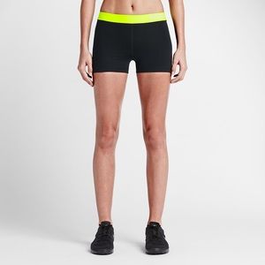 Black nike spandex shorts